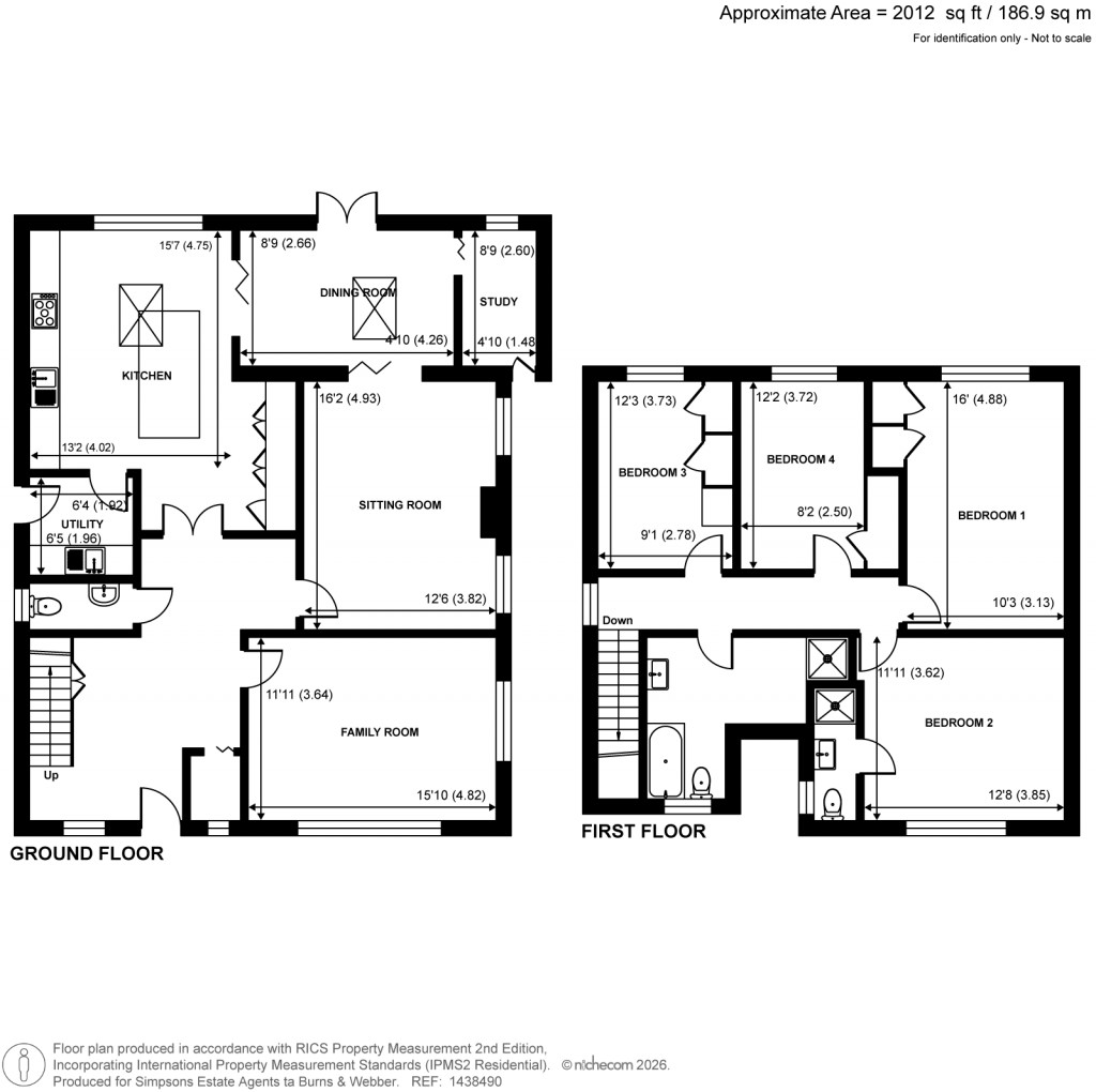 Floorplans For Lower Bourne, Farnham, Surrey