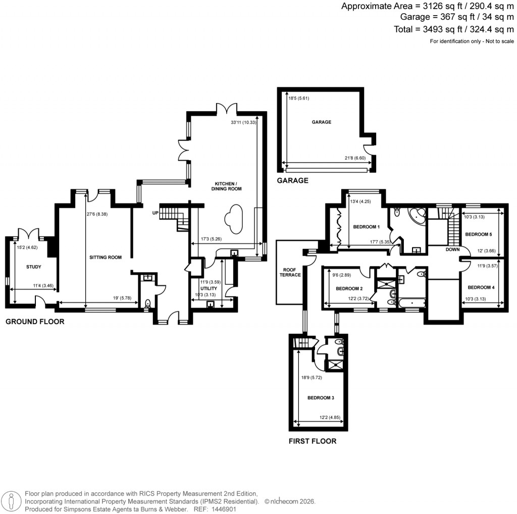 Floorplans For Holt Pound, Farnham, Hampshire