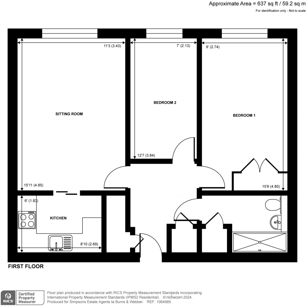 Floorplans For Abbey Street, Farnham, Surrey