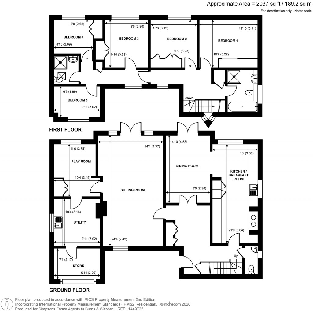 Floorplans For Farnham, Surrey