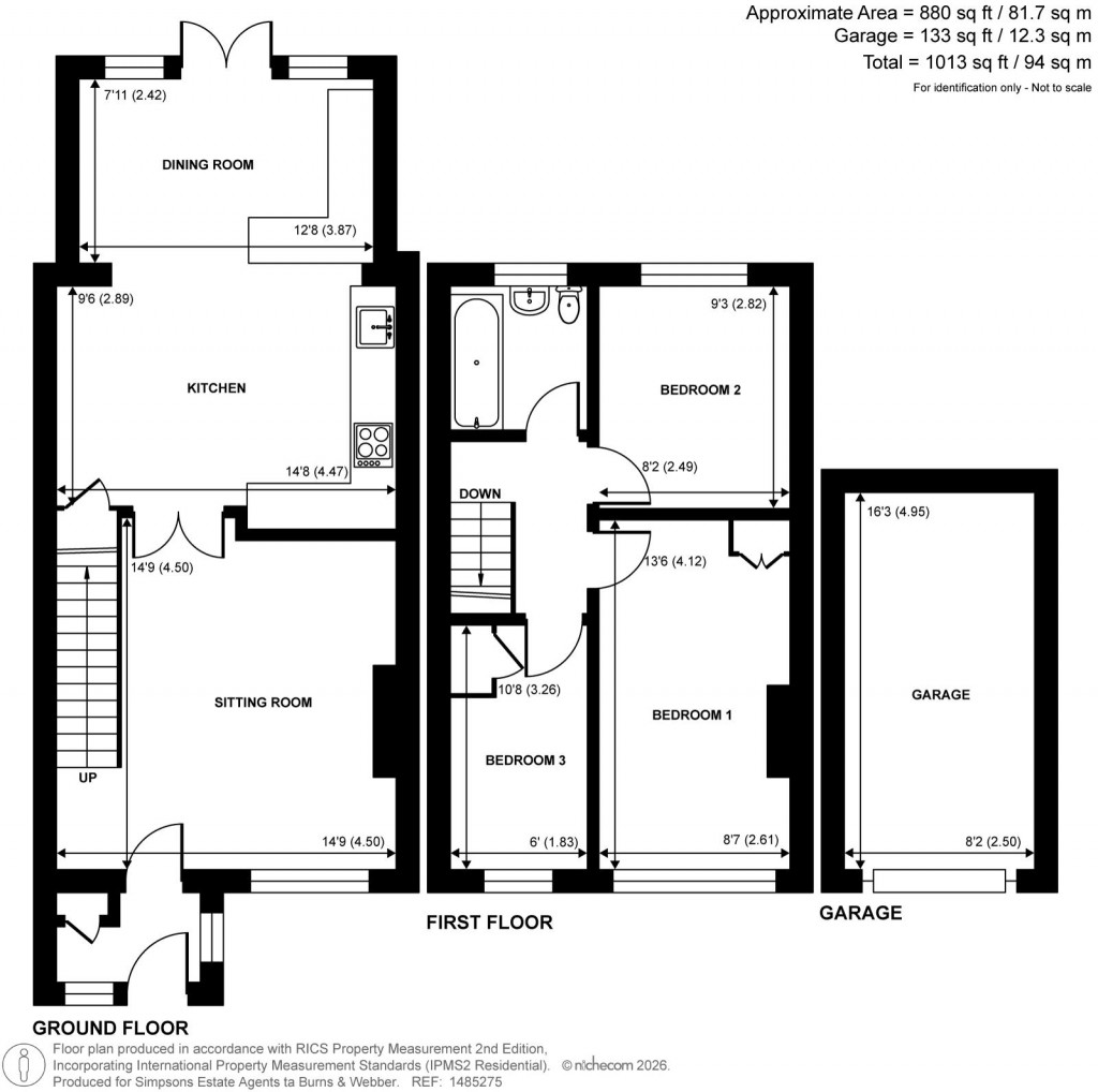 Floorplans For Wrecclesham, Farnham, Surrey