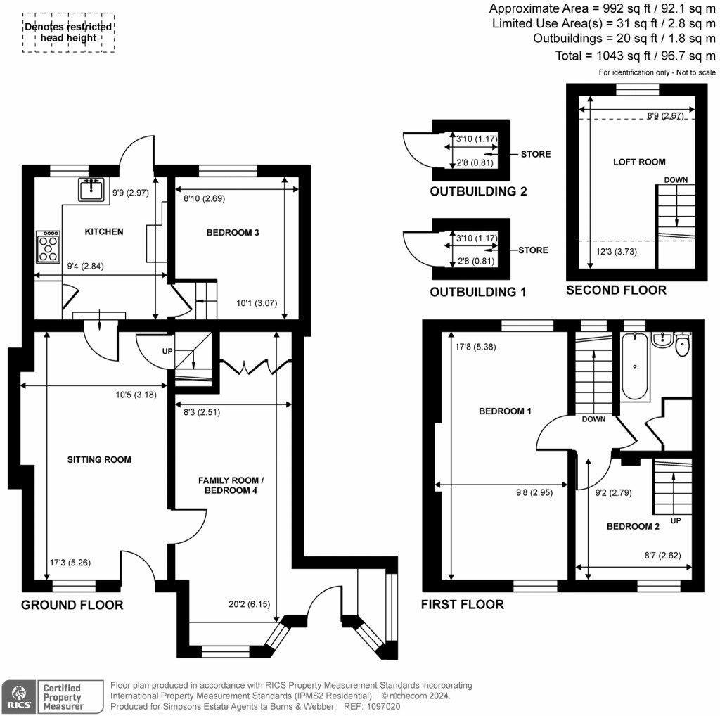 Floorplans For Ockford Road, Godalming, GU7