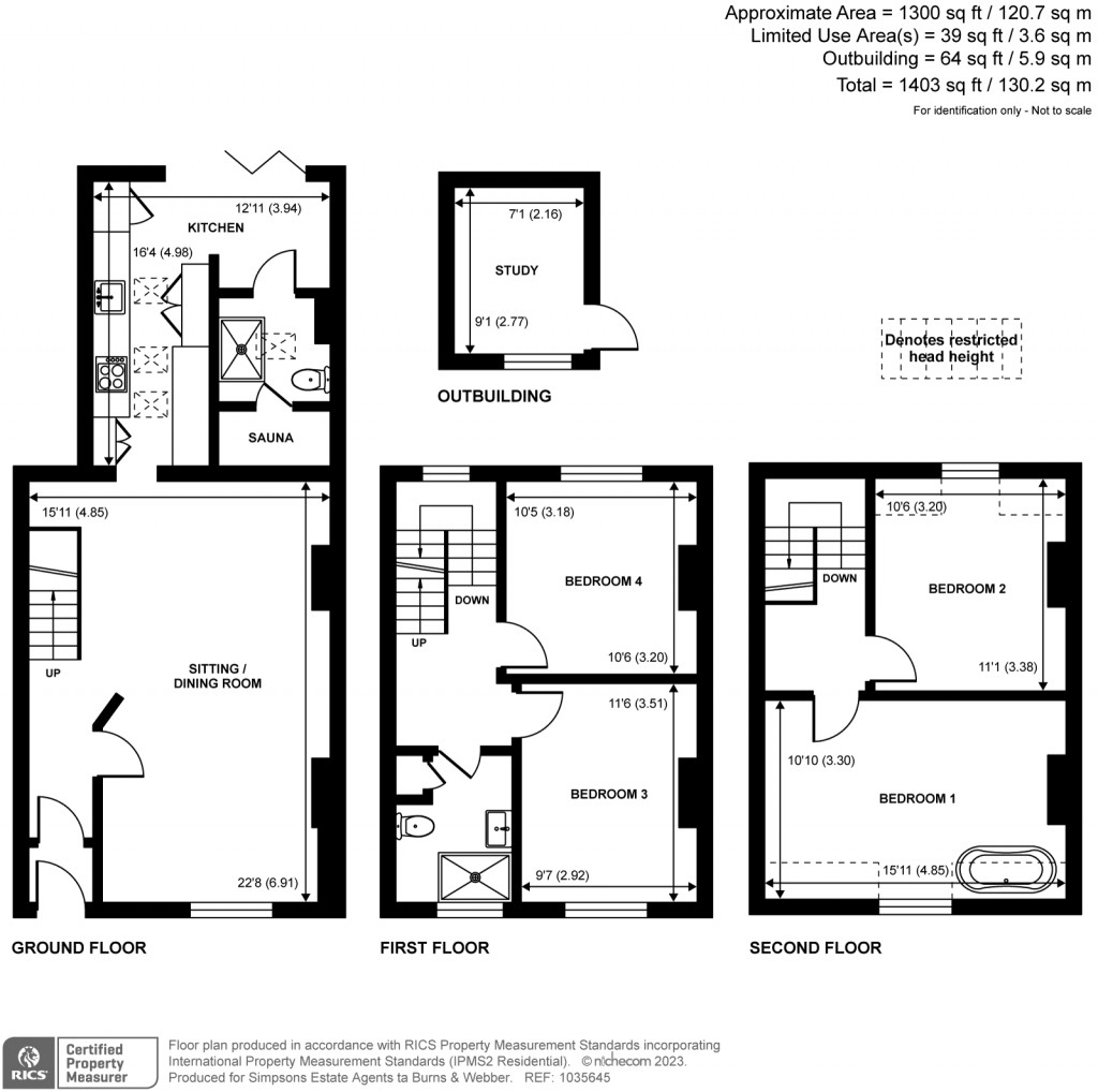 Floorplans For Charterhouse Road, Godalming, GU7