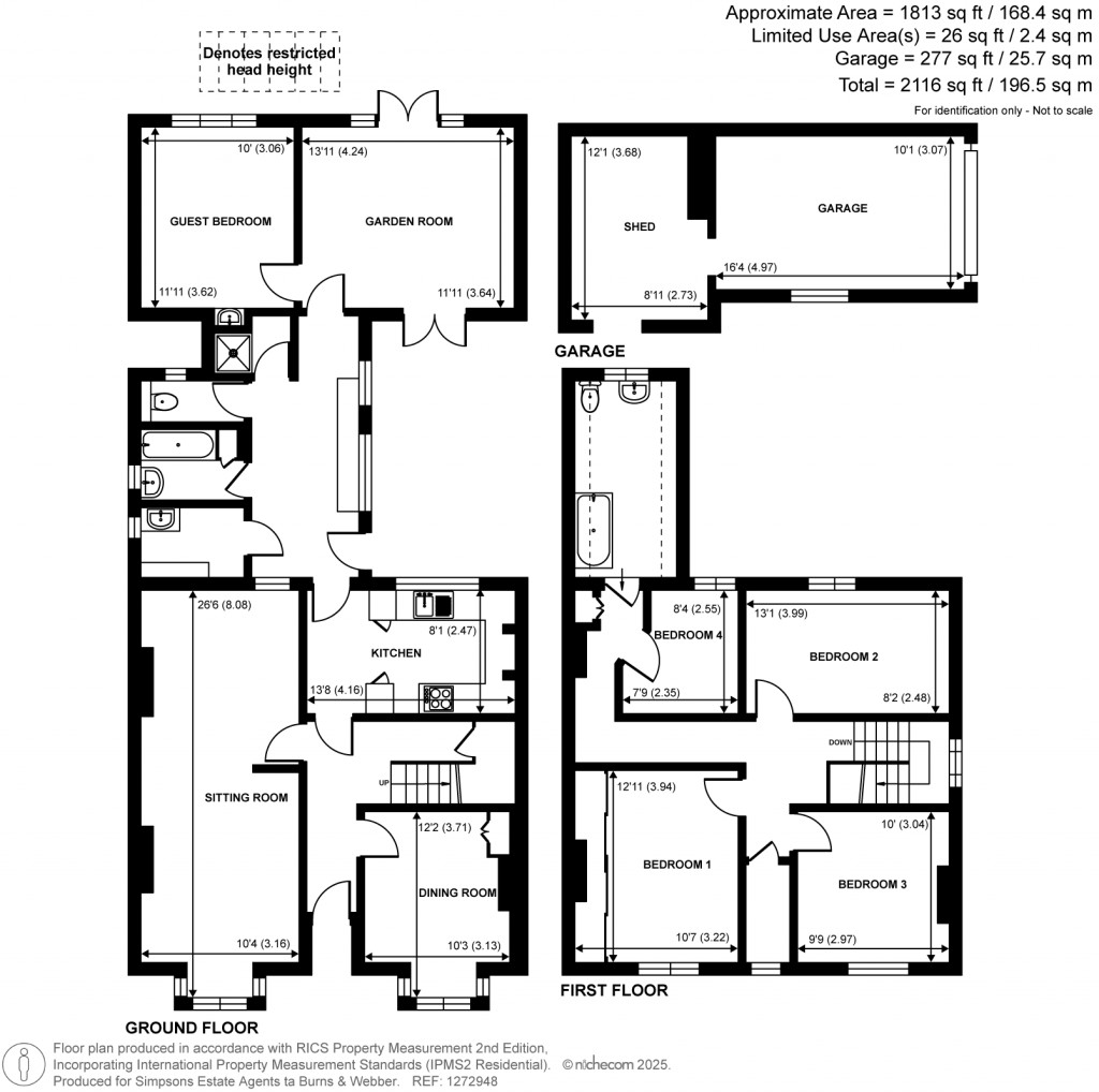 Floorplans For Wheeler Lane, Witley, Godalming, GU8