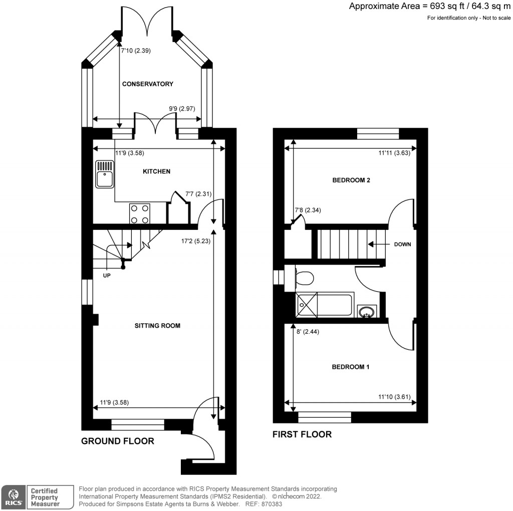 Floorplans For Tuesley Corner, Godalming, GU7