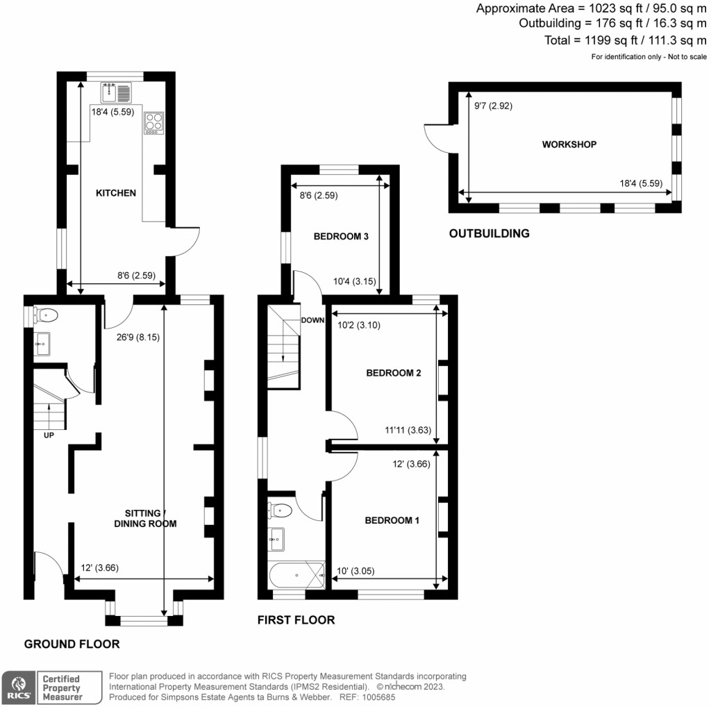 Floorplans For Woodside Road, Chiddingfold, GU8