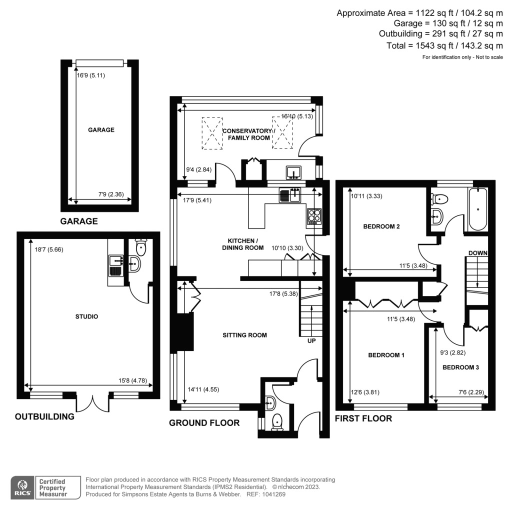 Floorplans For South Hill, Godalming, GU7