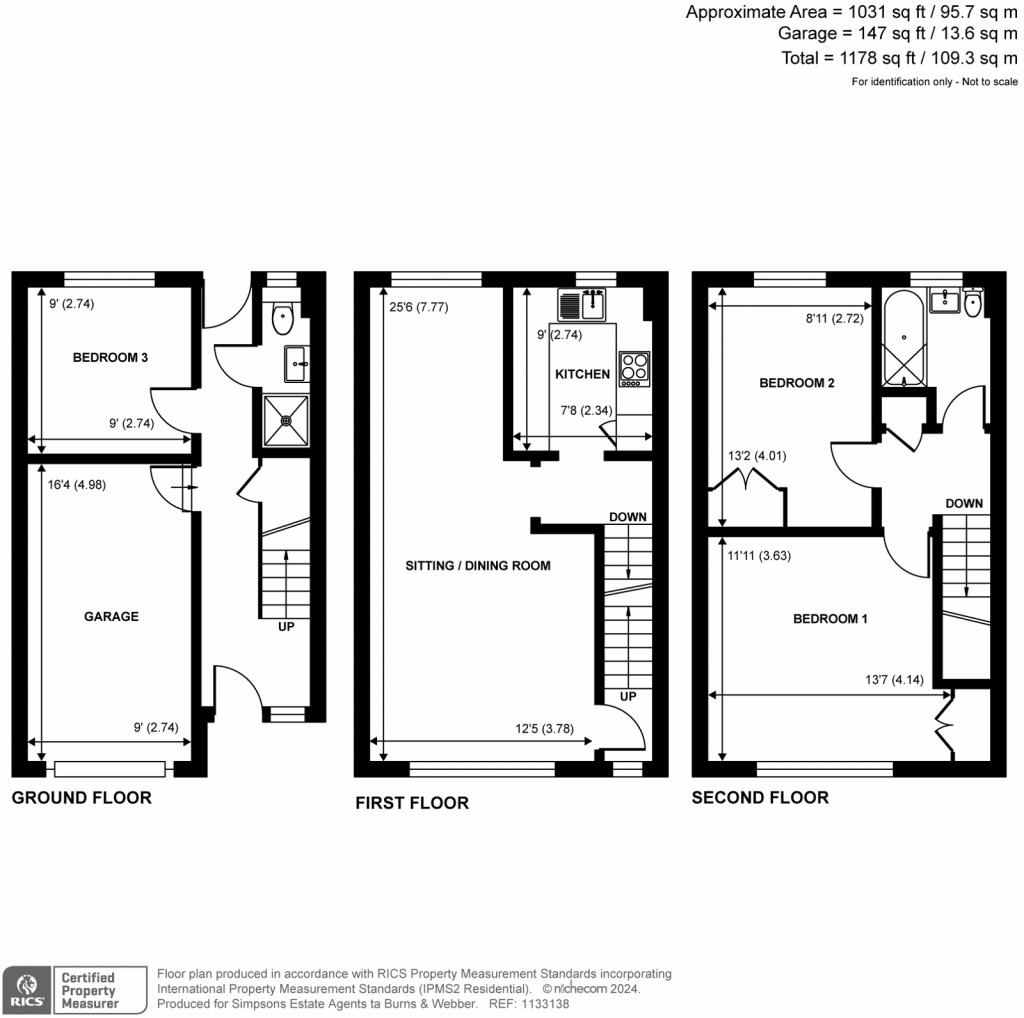Floorplans For Valley View, Godalming, GU7