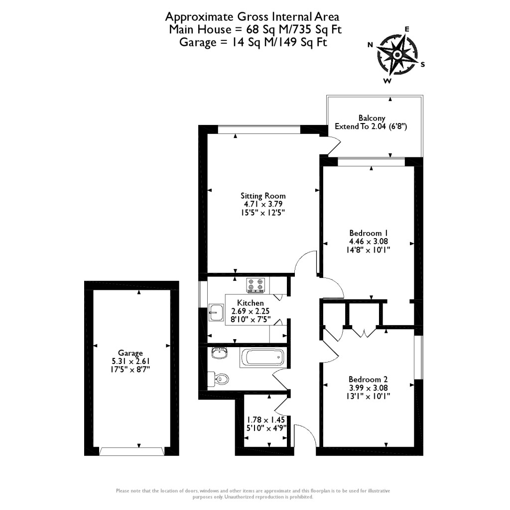Floorplans For Ockford Court, Ockford Road, Godalming, GU7