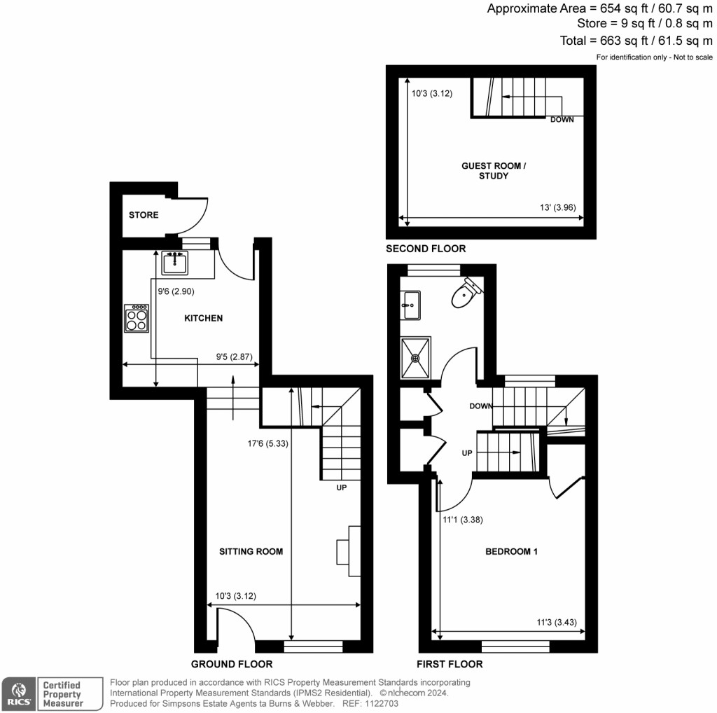 Floorplans For Ockford Road, Godalming, GU7