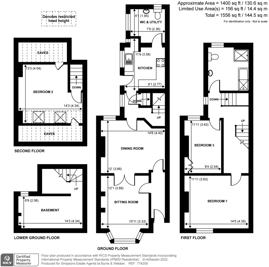 Floorplans For Town End Street, Godalming, GU7