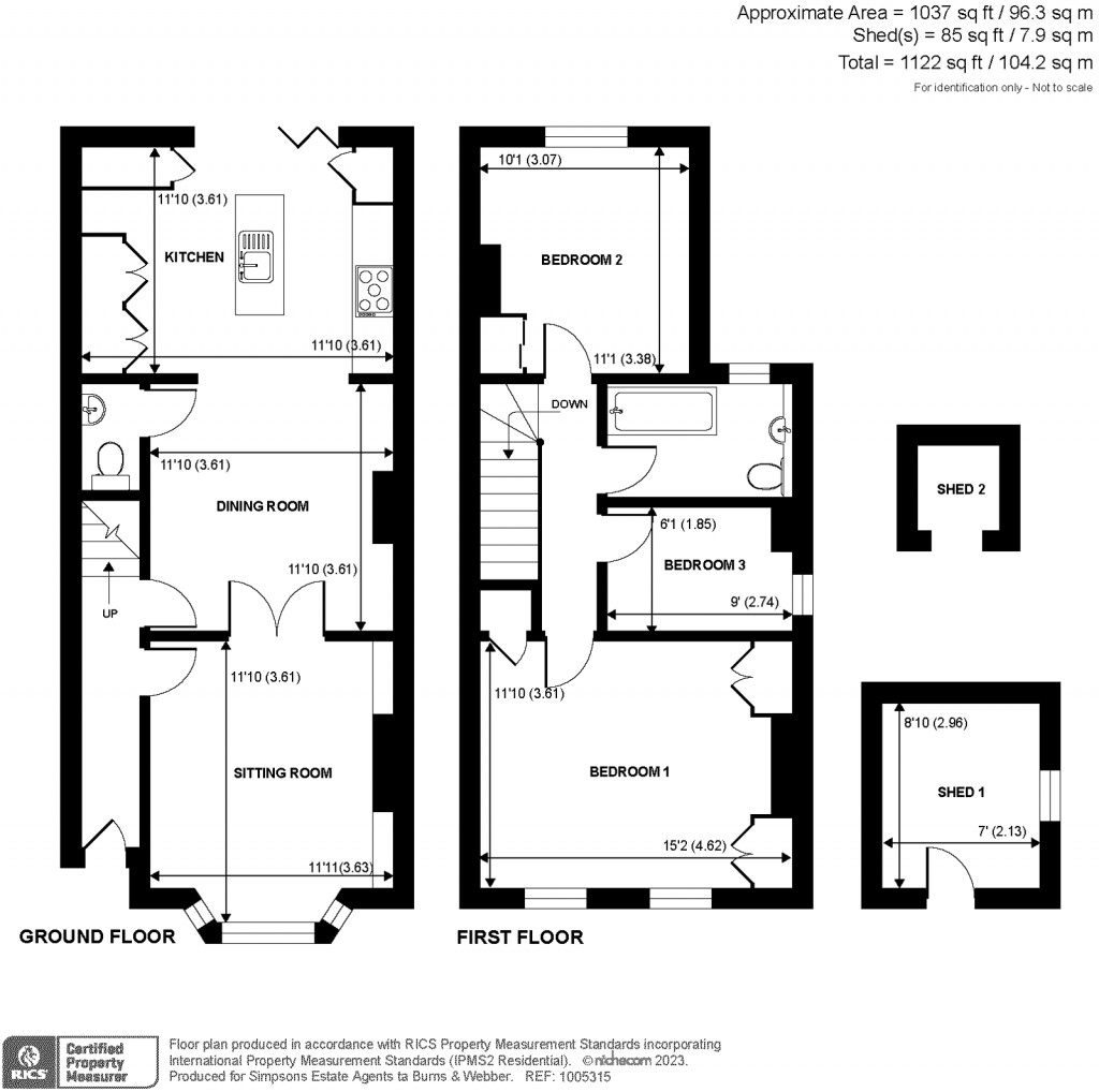Floorplans For Portsmouth Road, Milford, Godalming, GU8