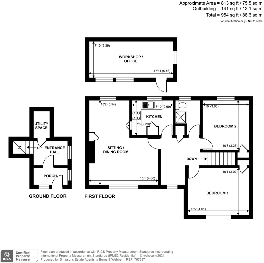 Floorplans For Cherry Tree Road, Milford, Godalming, GU8