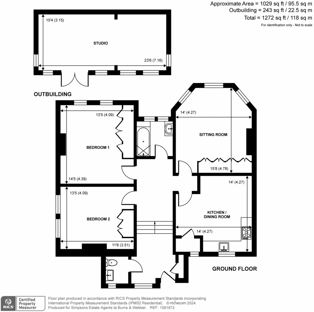 Floorplans For Peperharow Road, Godalming, GU7