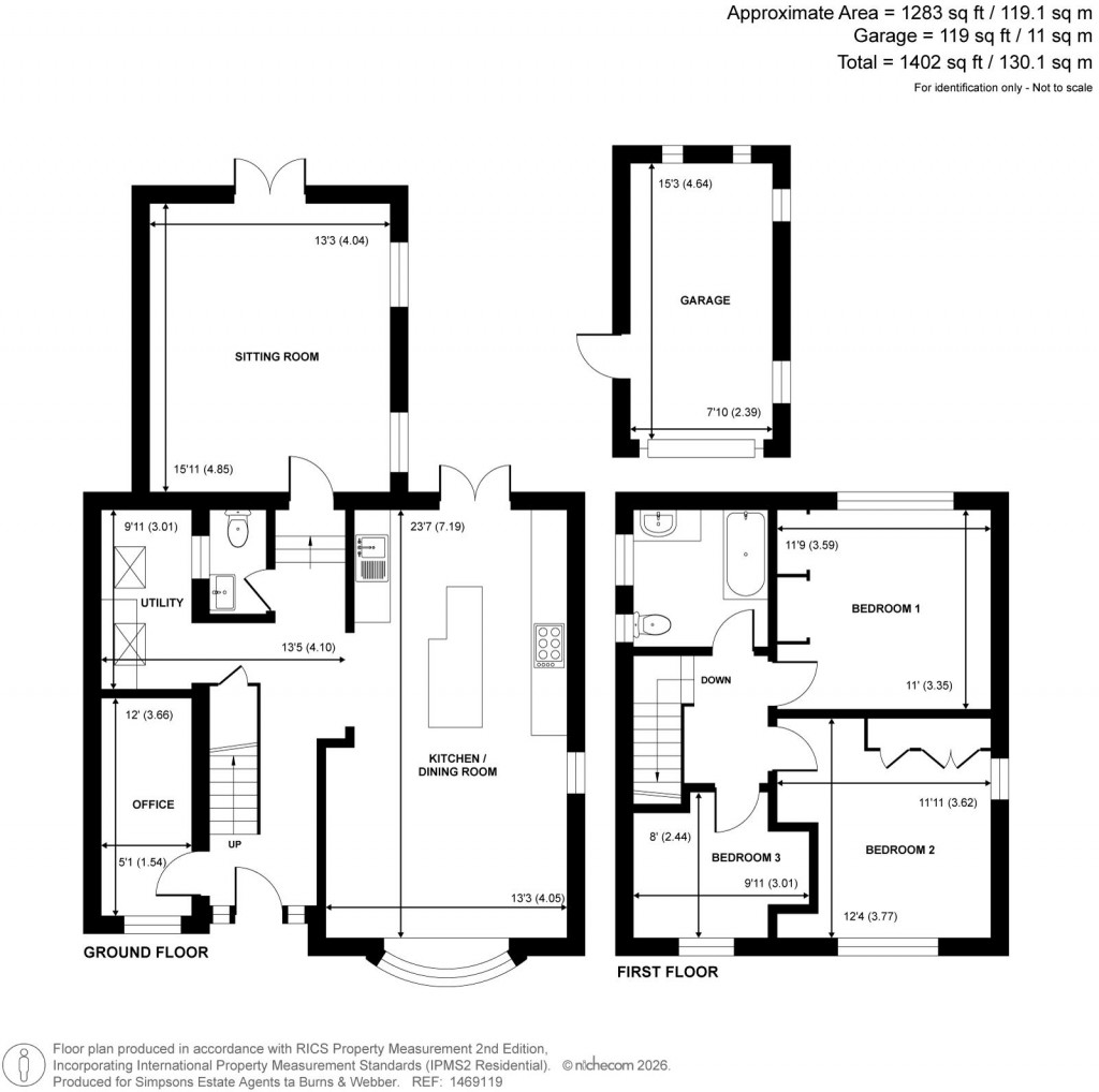 Floorplans For Oak Tree Road, Milford, Surrey