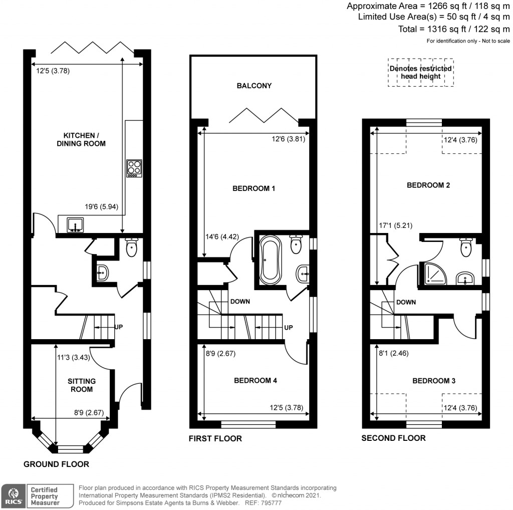 Floorplans For Meadrow, Godalming, GU7