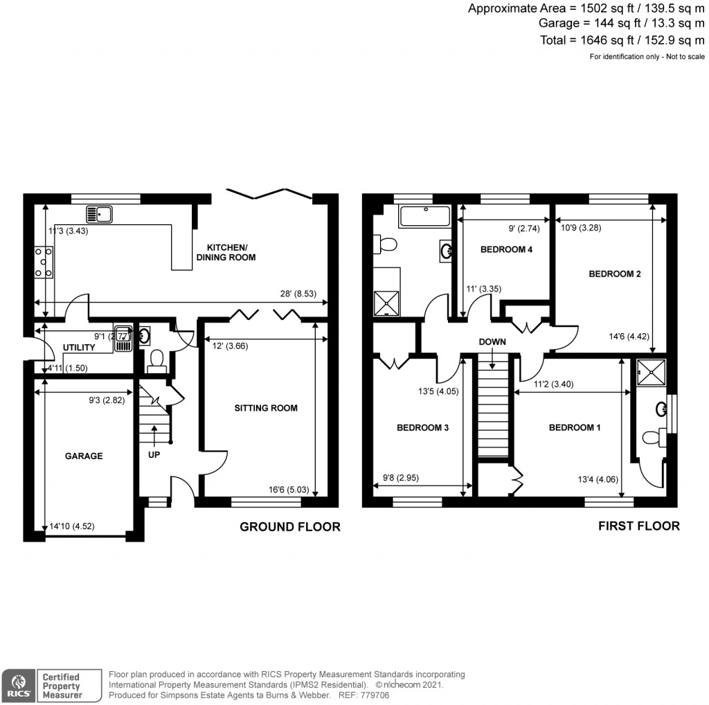 Floorplans For Thursley Road, Elstead, Godalming, GU8