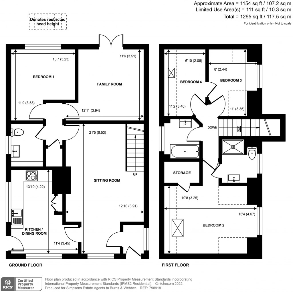 Floorplans For Silo Road, Farncombe, Godalming, GU7