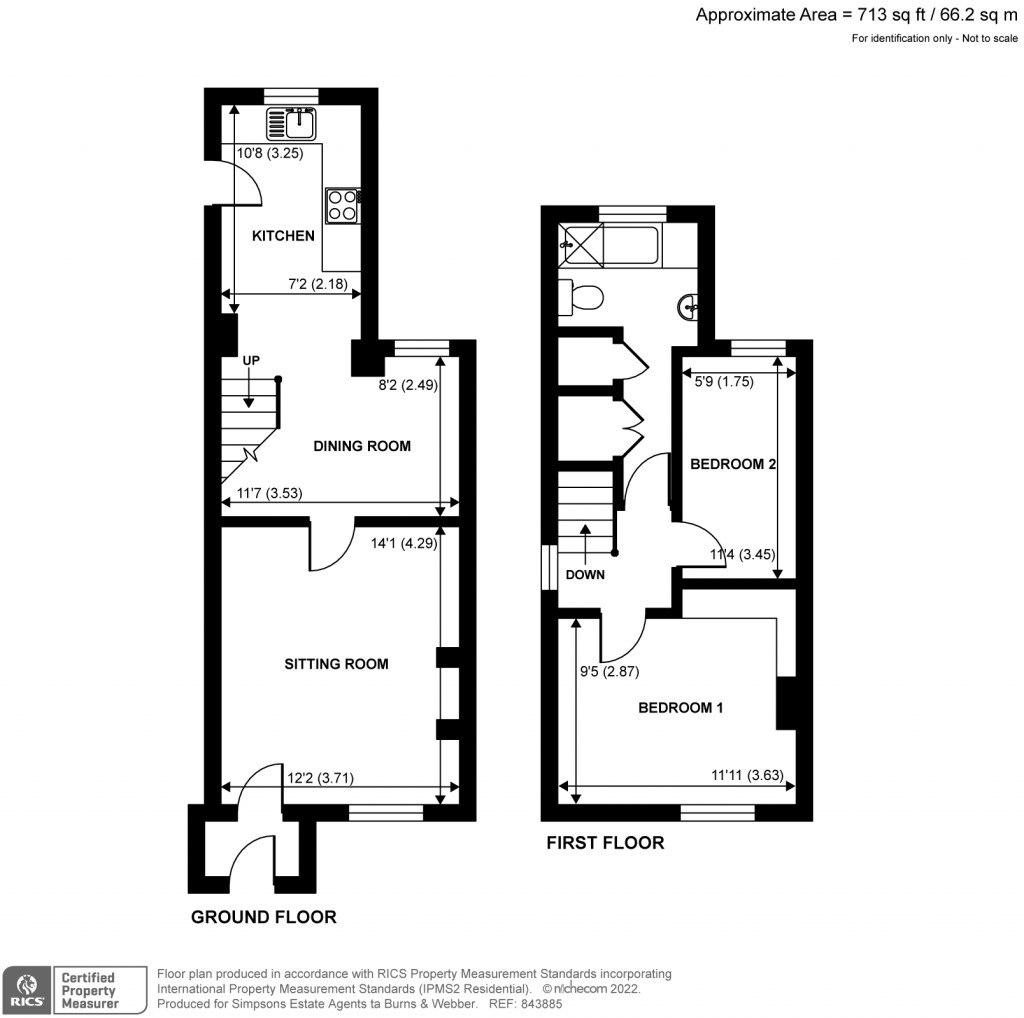 Floorplans For Summers Road, Farncombe, Godalming, GU7