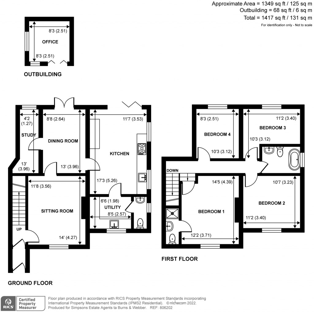 Floorplans For Home Cottage, Petworth Road, Chiddingfold, GU8