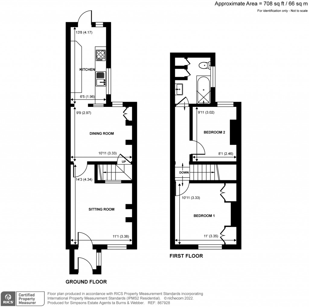Floorplans For Eashing Lane, Godalming, GU7