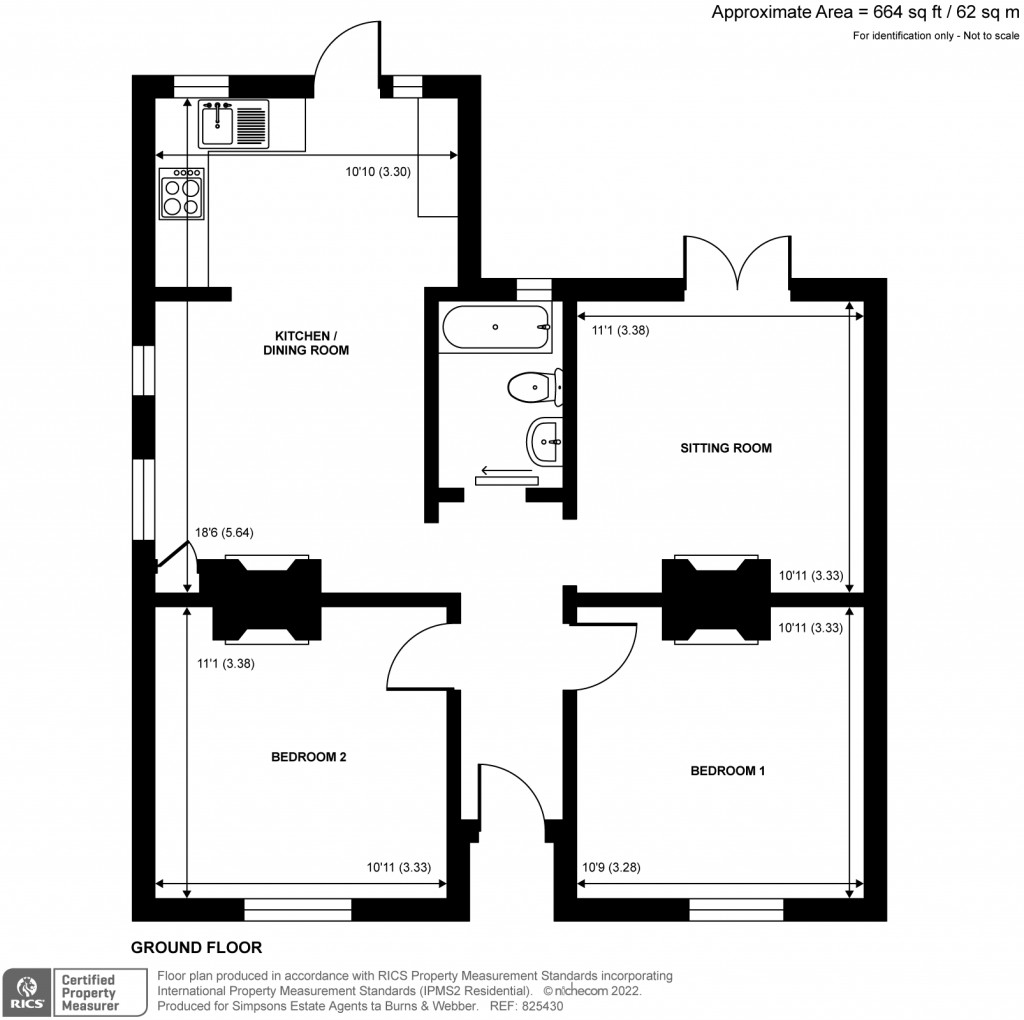 Floorplans For Furze Lane, Godalming, GU7