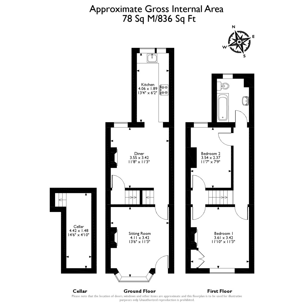 Floorplans For Brighton Road, Godalming, GU7