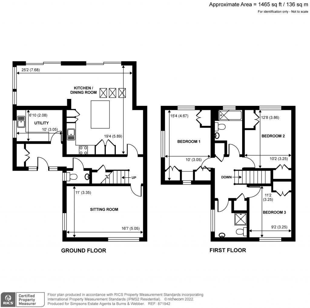 Floorplans For Brocks Close, Godalming, GU7
