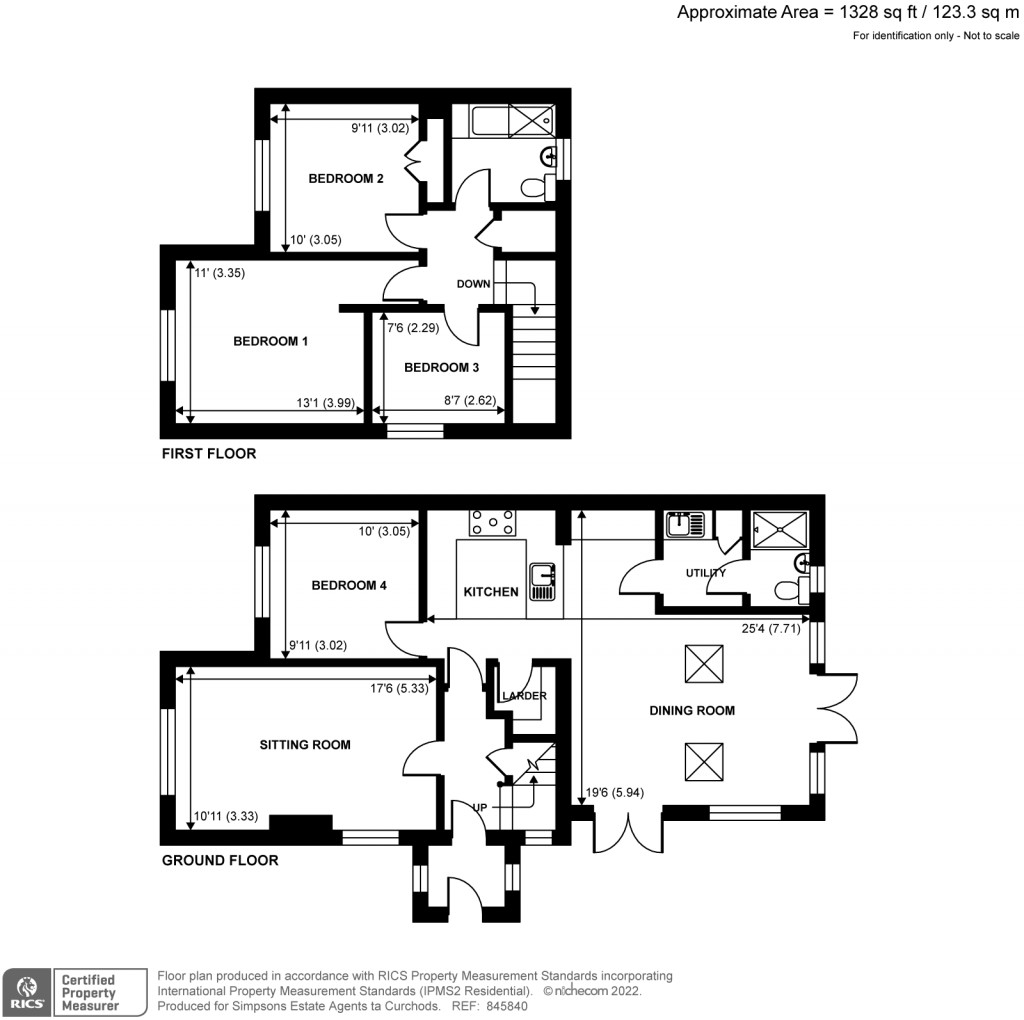 Floorplans For Mill Lane, Bramley, GU5