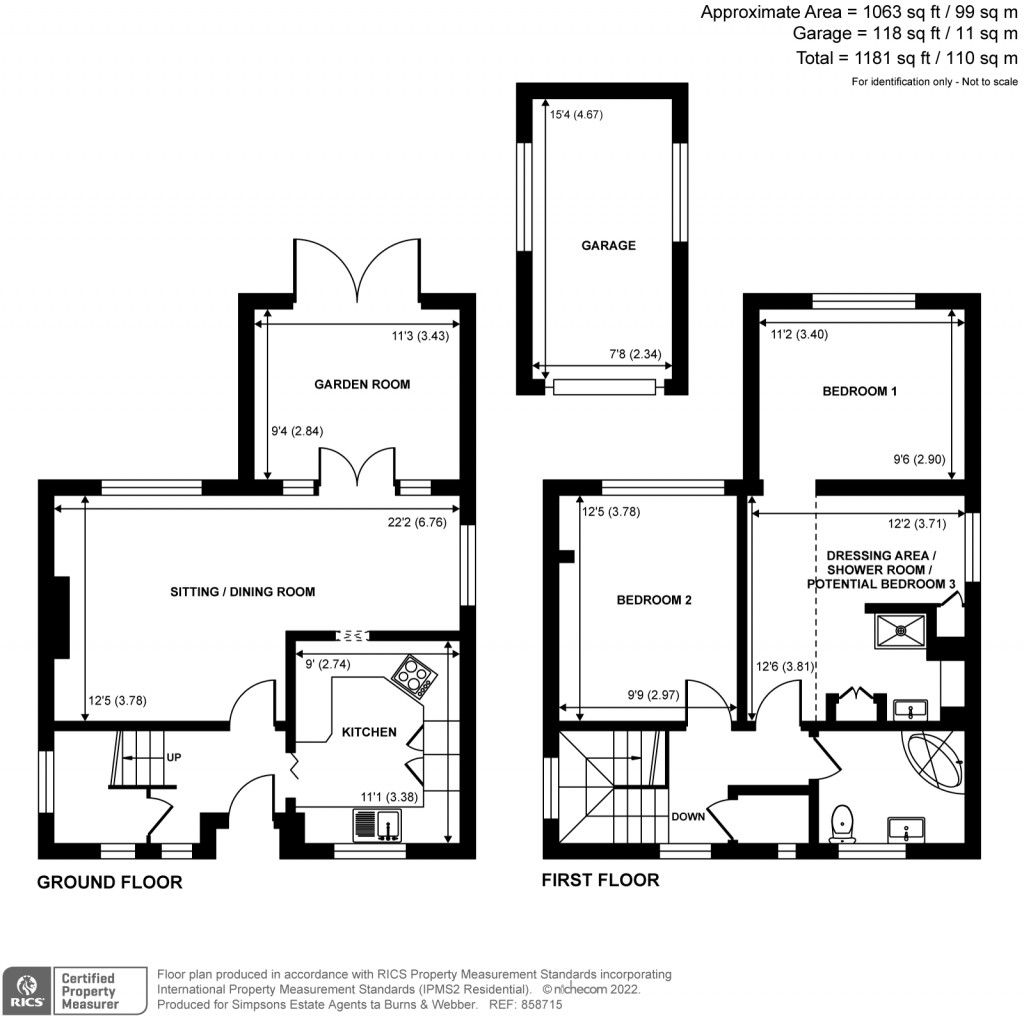 Floorplans For Oak Tree Road, Milford, Godalming, Surrey