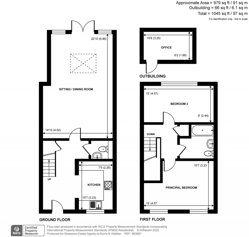 Floorplans For Robin Way, Wormley, Godalming, GU8