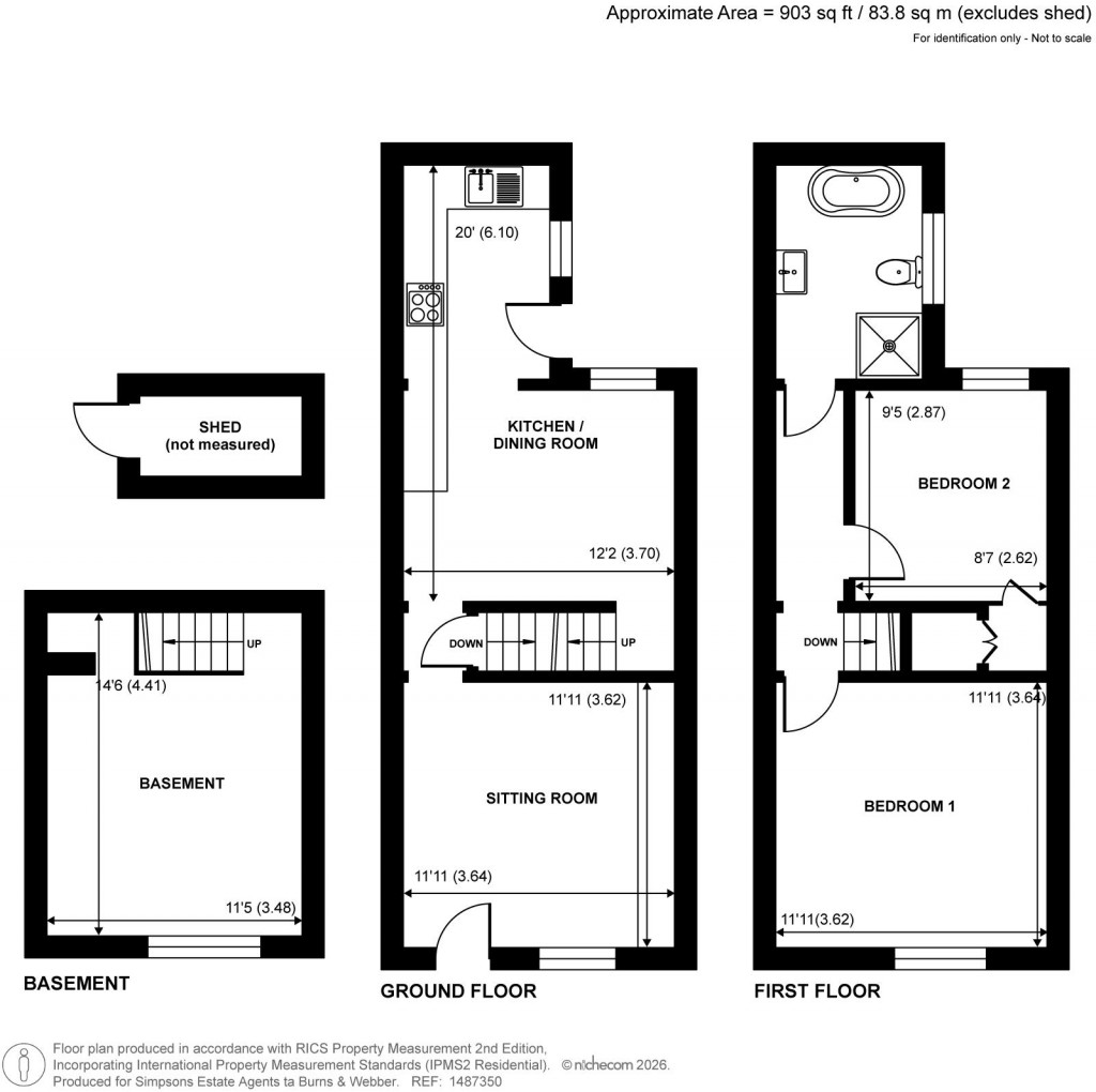 Floorplans For Brighton Road, Godalming, Surrey