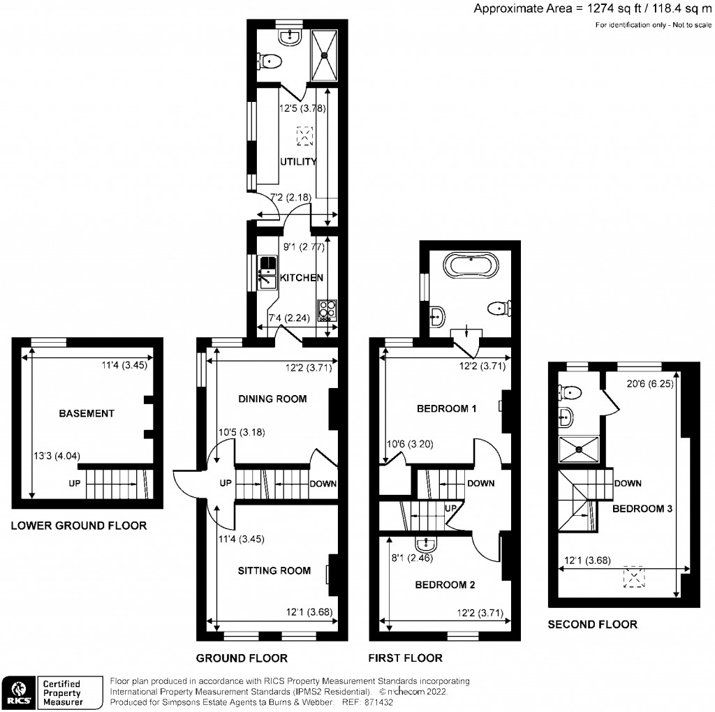 Floorplans For Brighton Road, Godalming, GU7