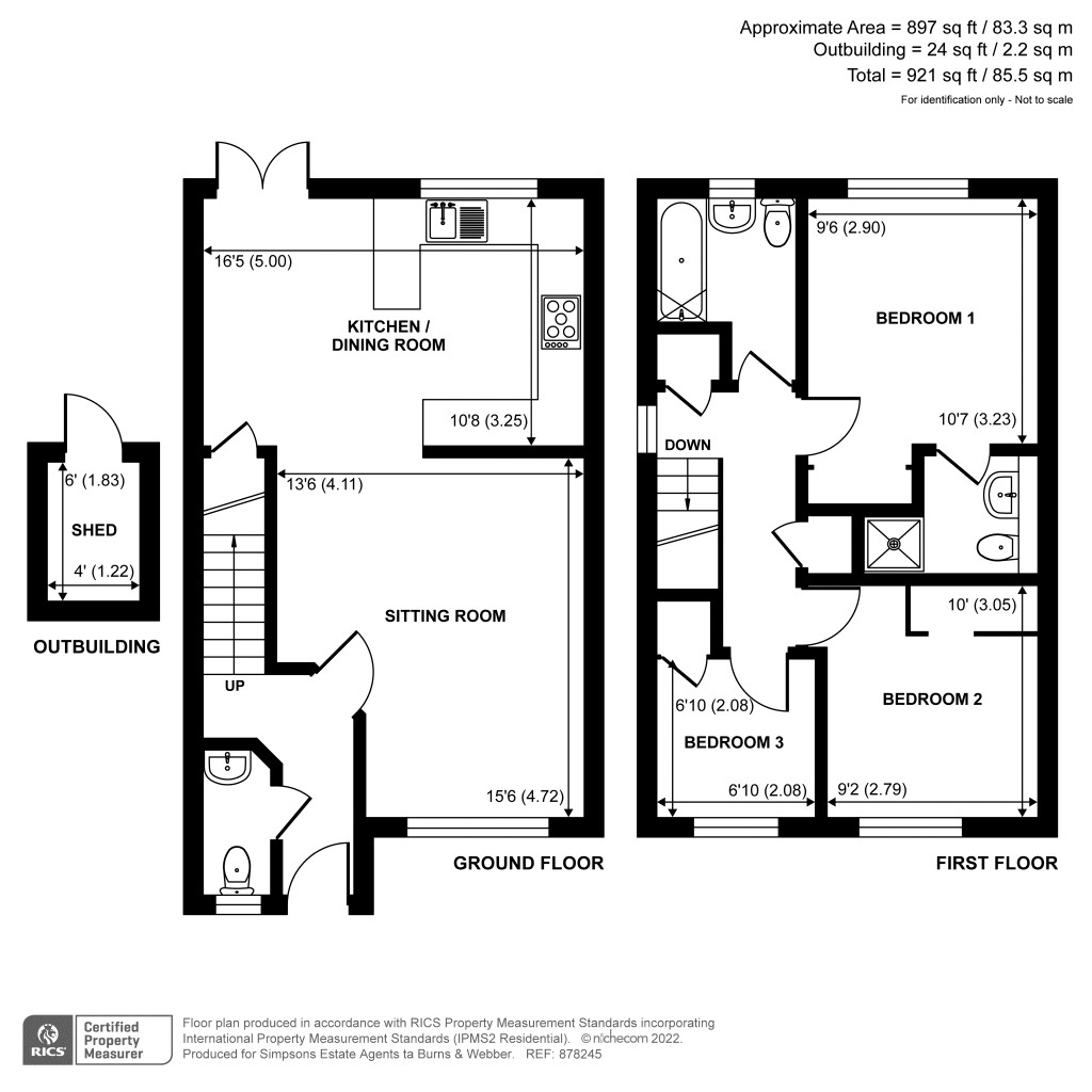 Floorplans For Coopers Rise, Godalming, GU7