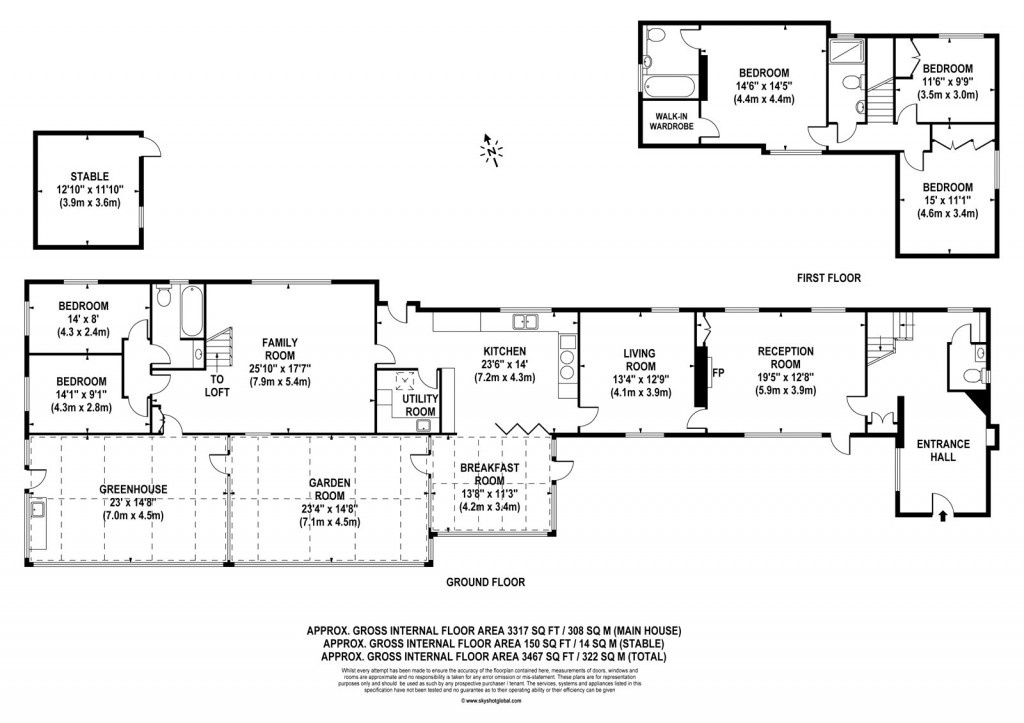 Floorplans For Hascombe Road, Godalming, GU8