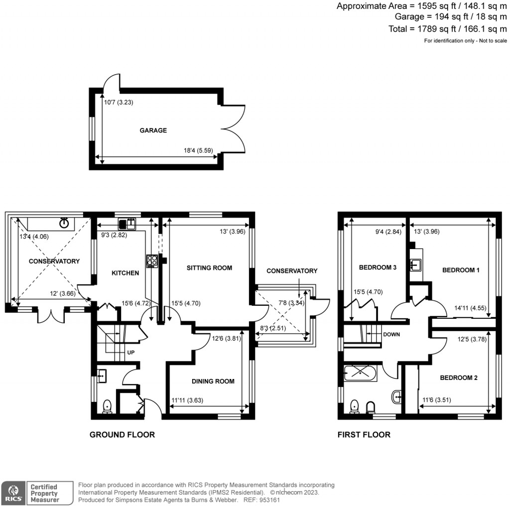 Floorplans For Hurtmore Road, Godalming, GU7