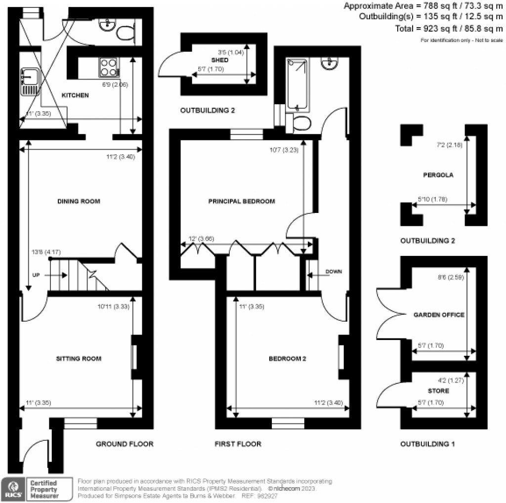 Floorplans For Brighton Road, Godalming, GU7
