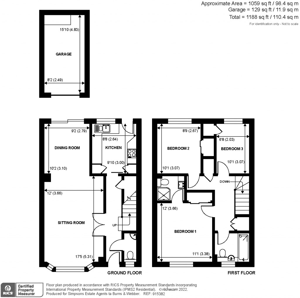 Floorplans For Church Road, Milford, GU8