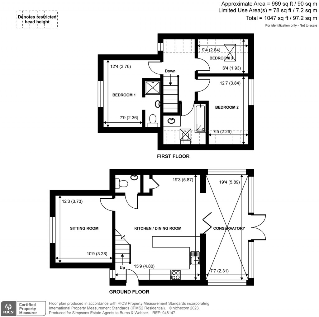 Floorplans For Elm Road, Godalming, GU7