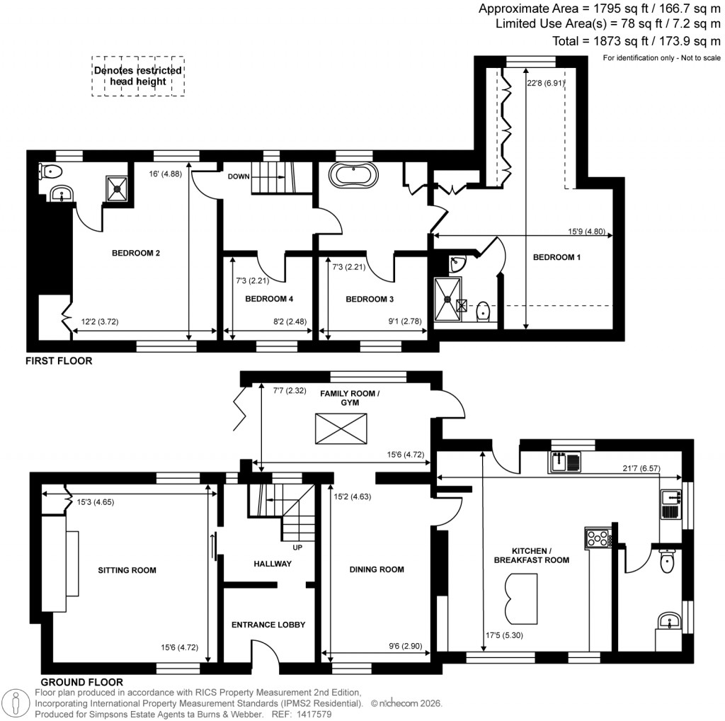 Floorplans For Church Lane, Witley, Surrey