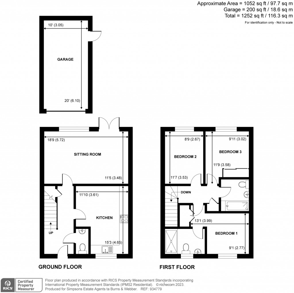 Floorplans For Somerset Close, Elstead, GU8