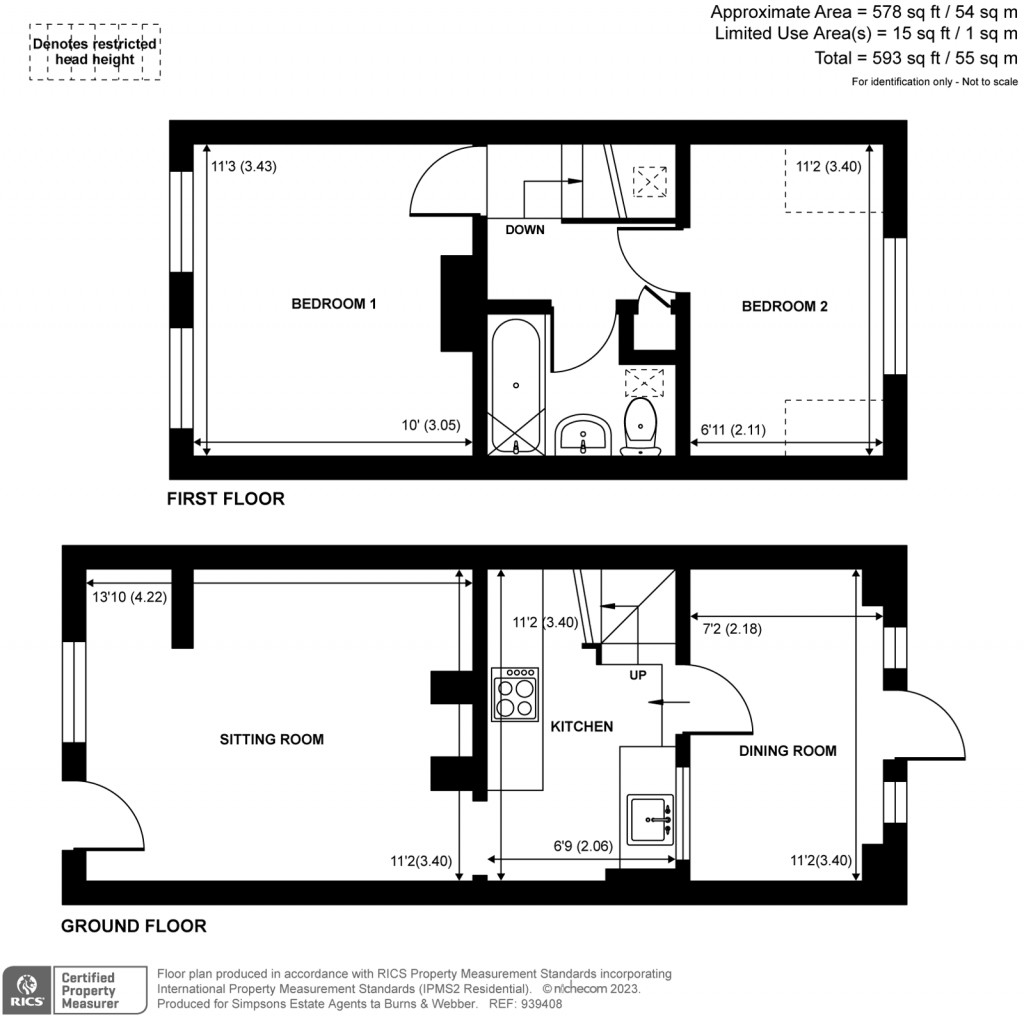 Floorplans For Catteshall Lane, Godalming, GU7