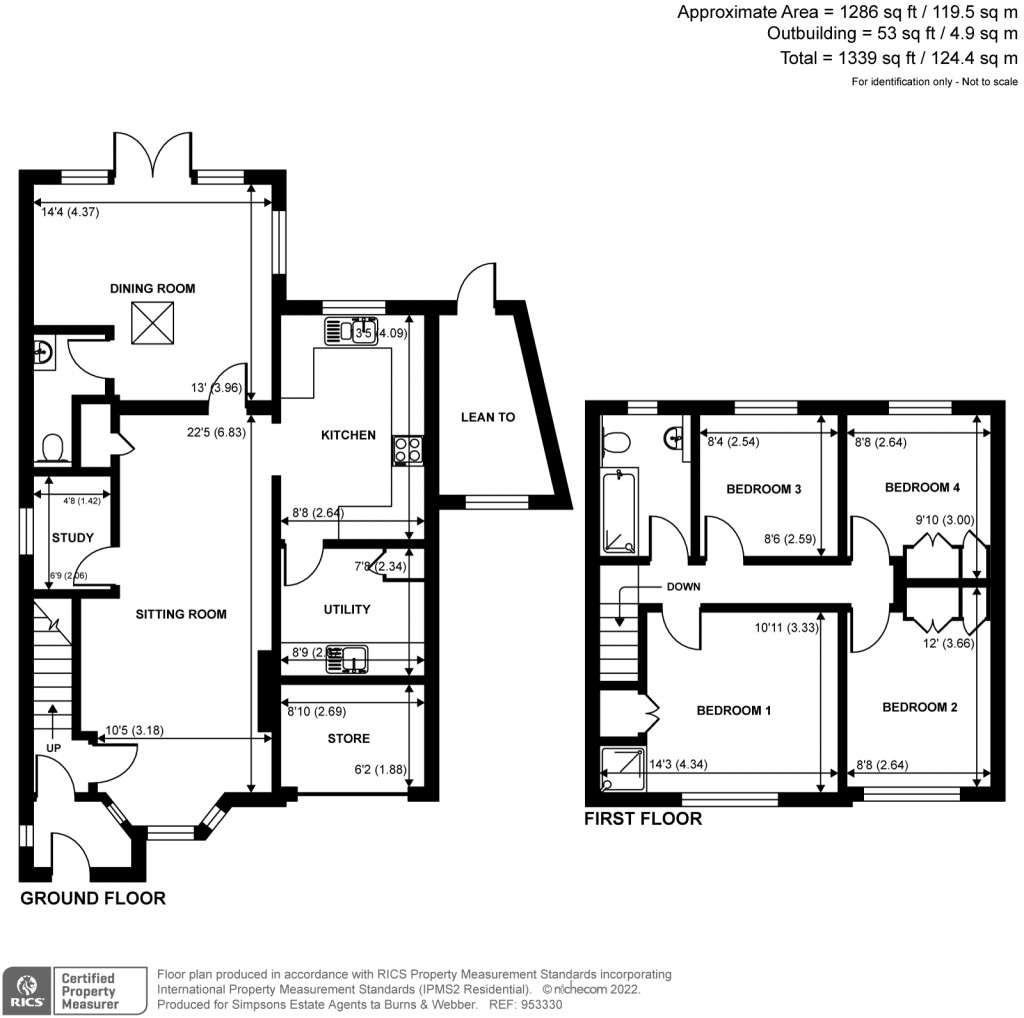 Floorplans For Warren Road, Godalming, GU7