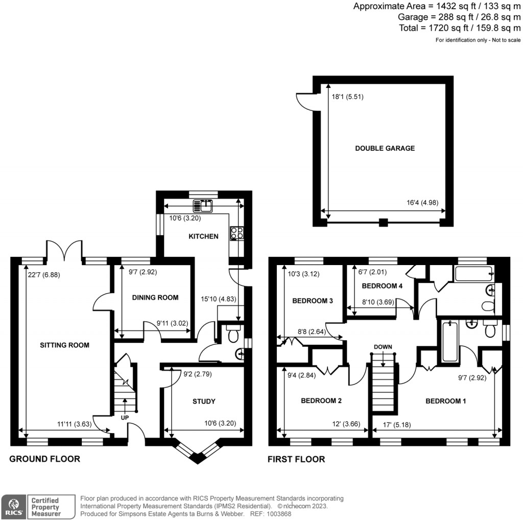 Floorplans For The Cedars, Milford, Godalming, GU8