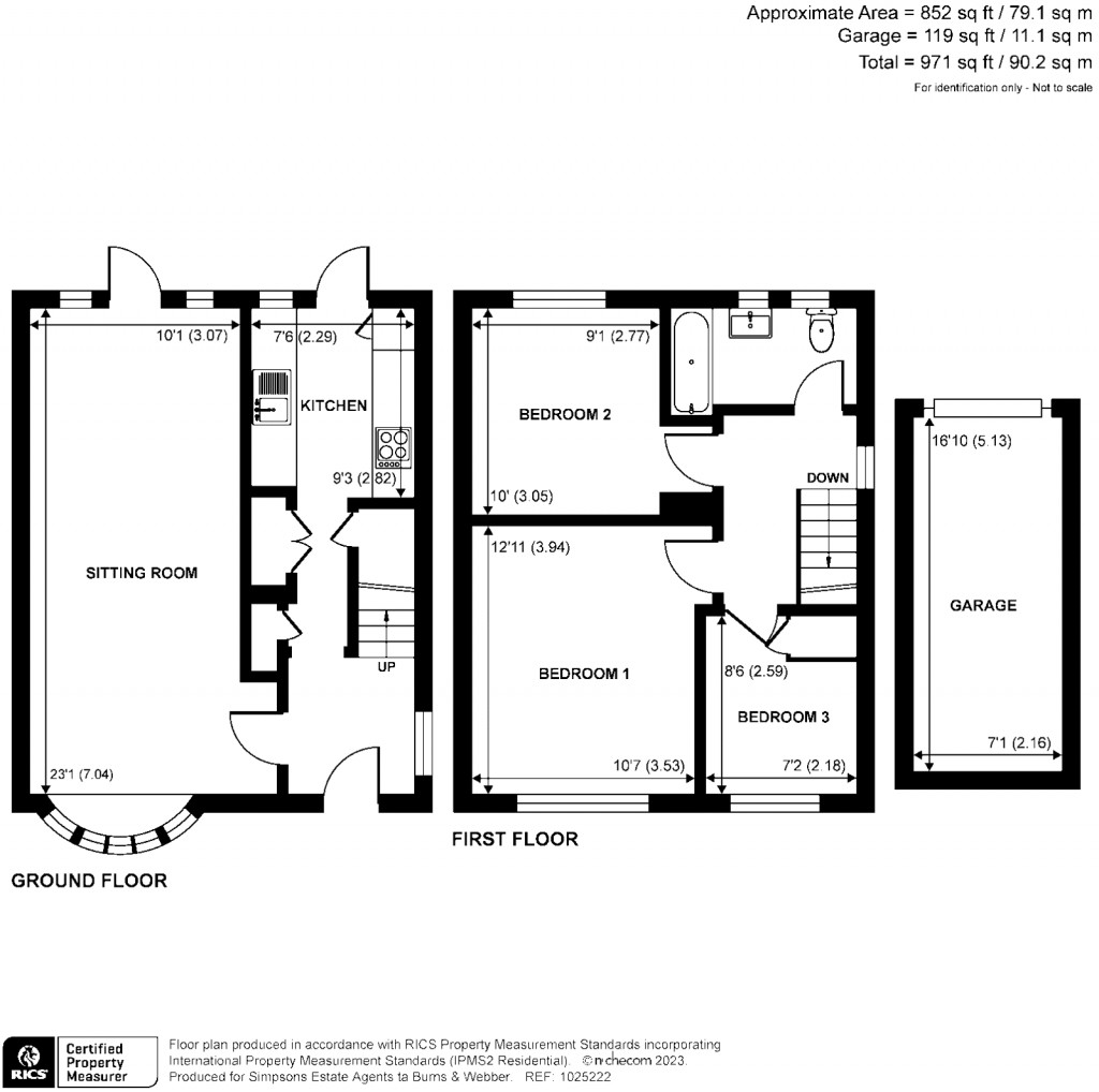 Floorplans For Chichester Close, Witley, GU8