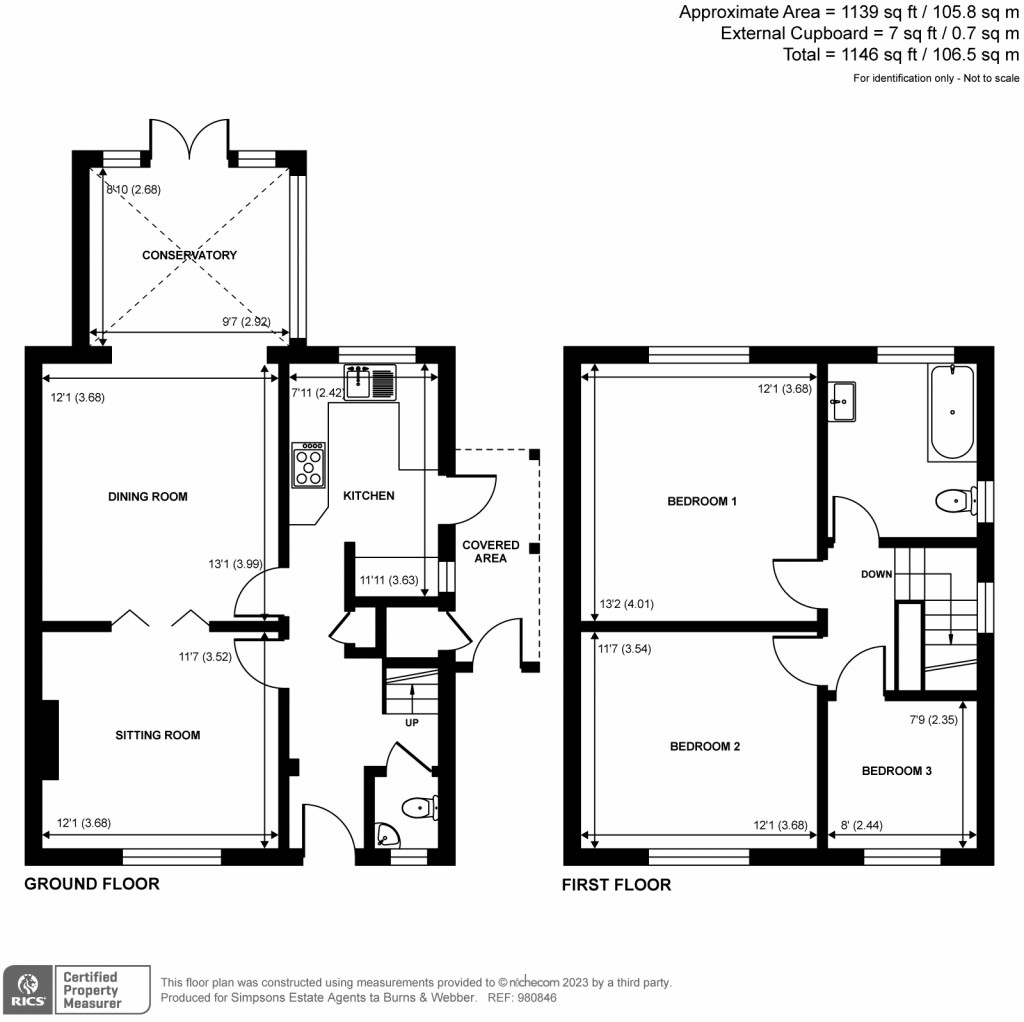 Floorplans For Farncombe Hill, Farncombe, Godalming, GU7