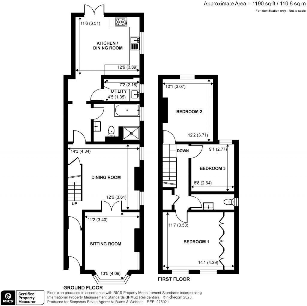 Floorplans For Meadrow, Godalming, GU7