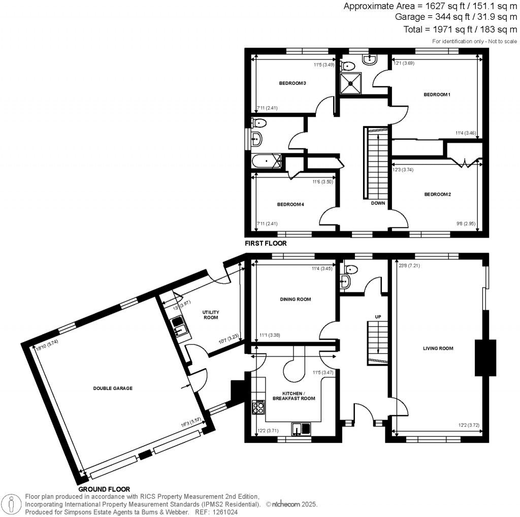 Floorplans For South Hill, Godalming, GU7
