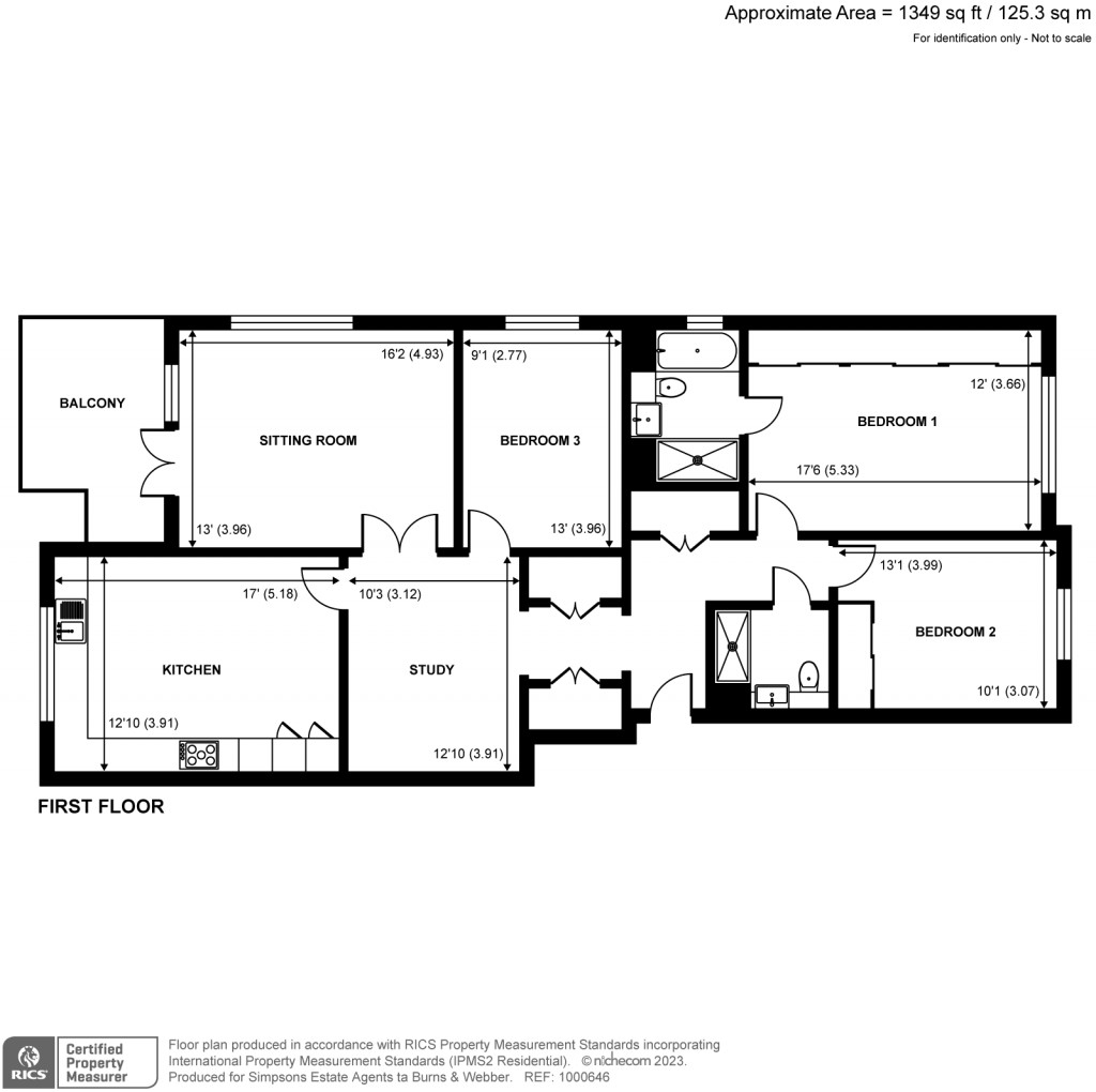 Floorplans For Huxley Close, Godalming, GU7