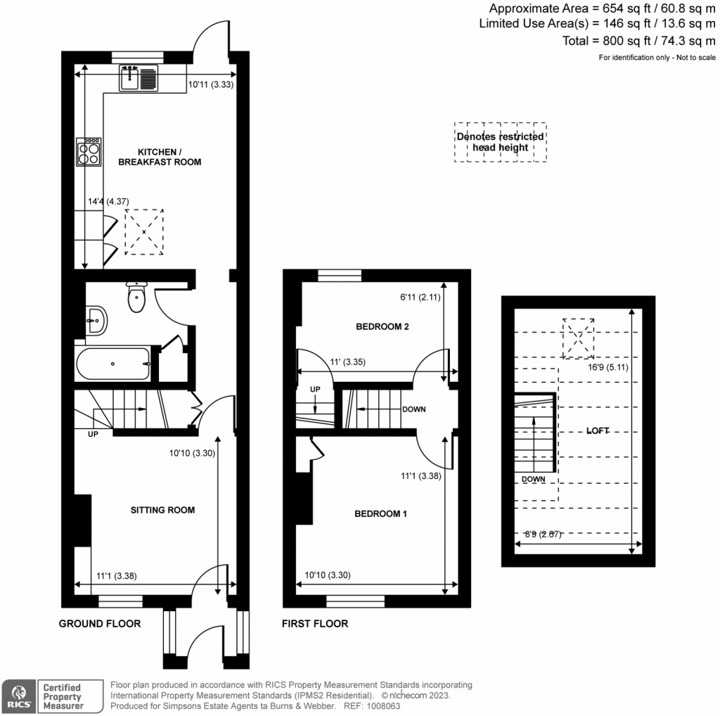 Floorplans For Summers Road, Farncombe, Godalming, GU7